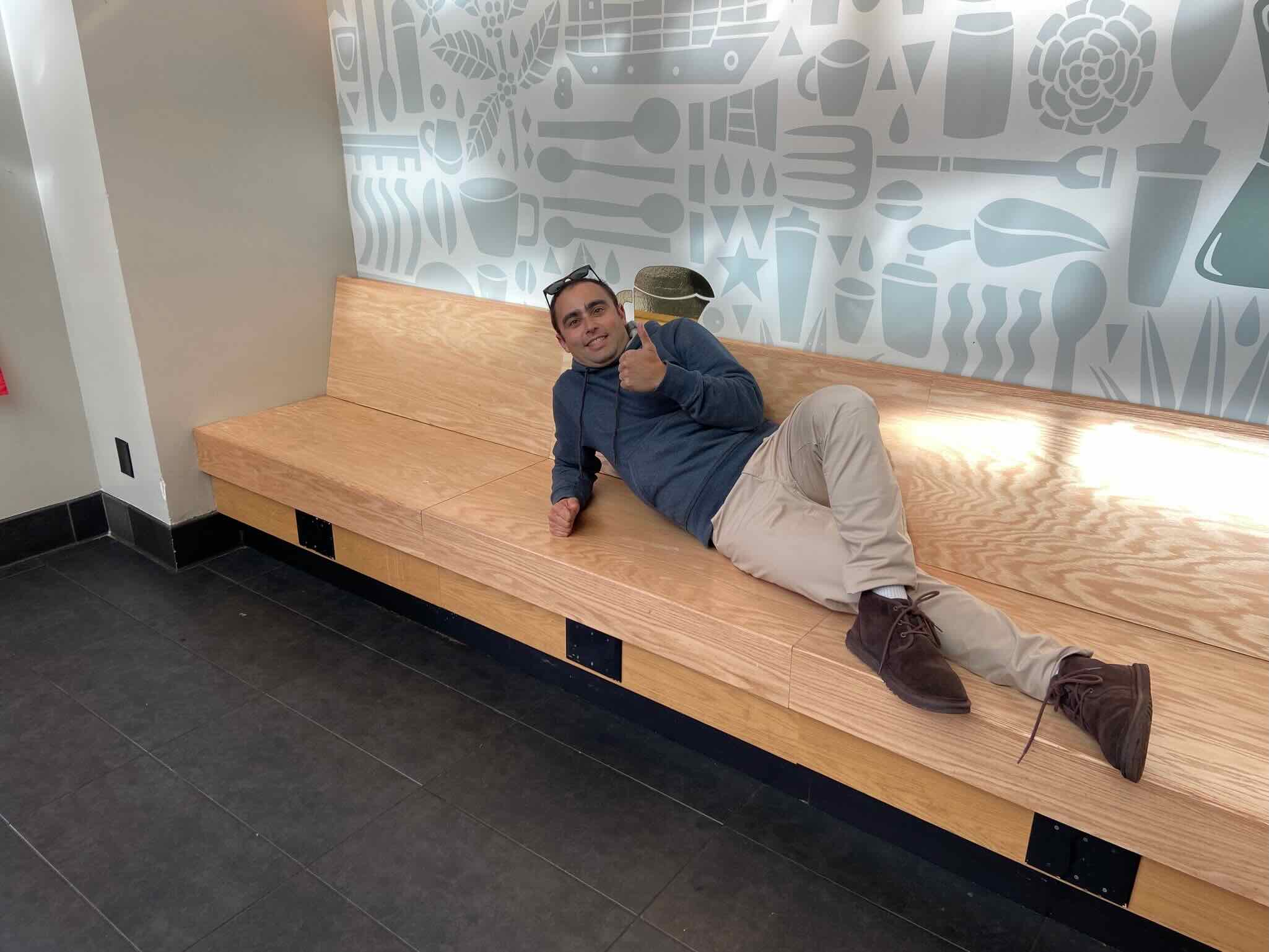 starbucks bench