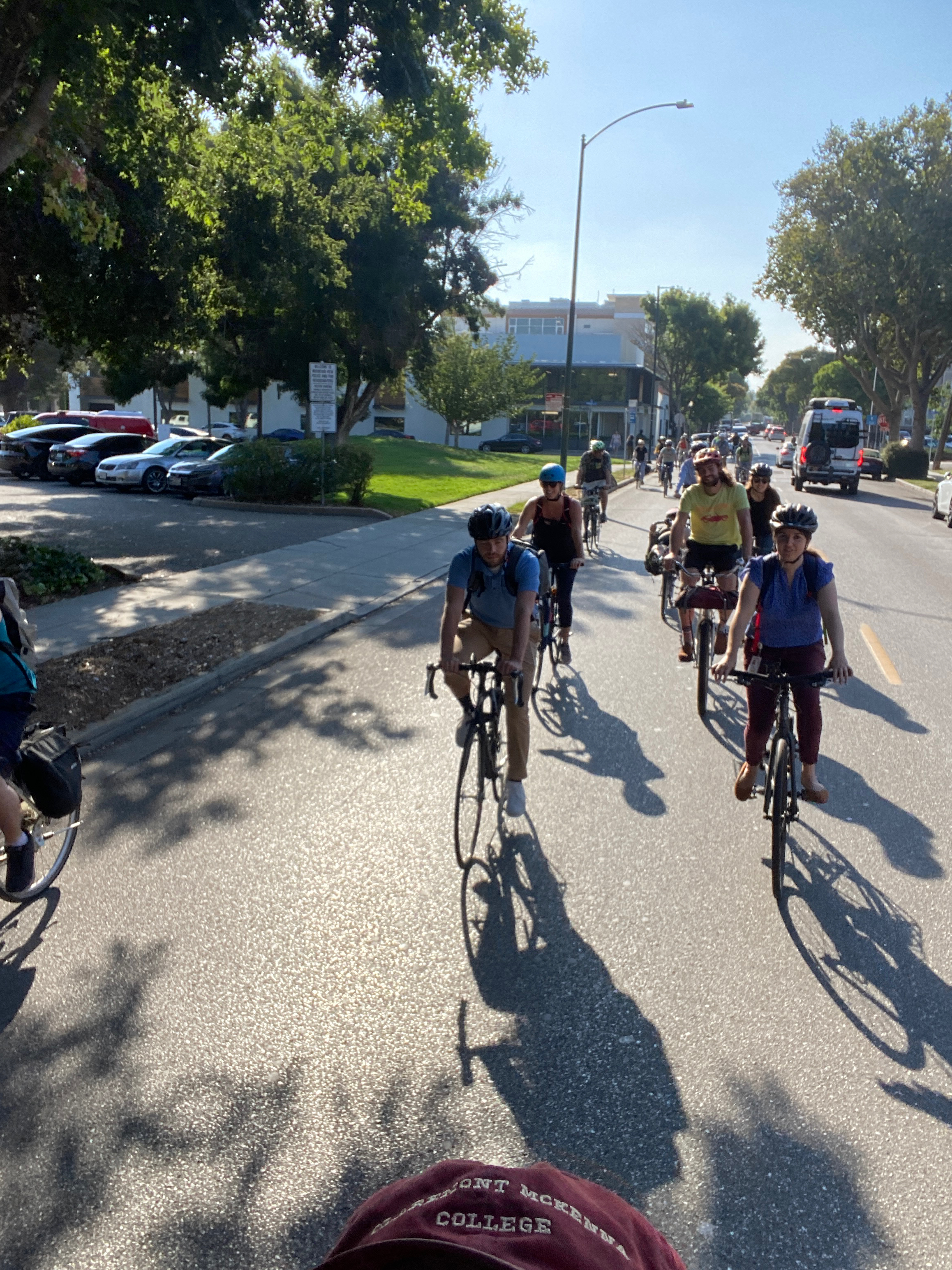 Bike bus to Mountain View Community Center