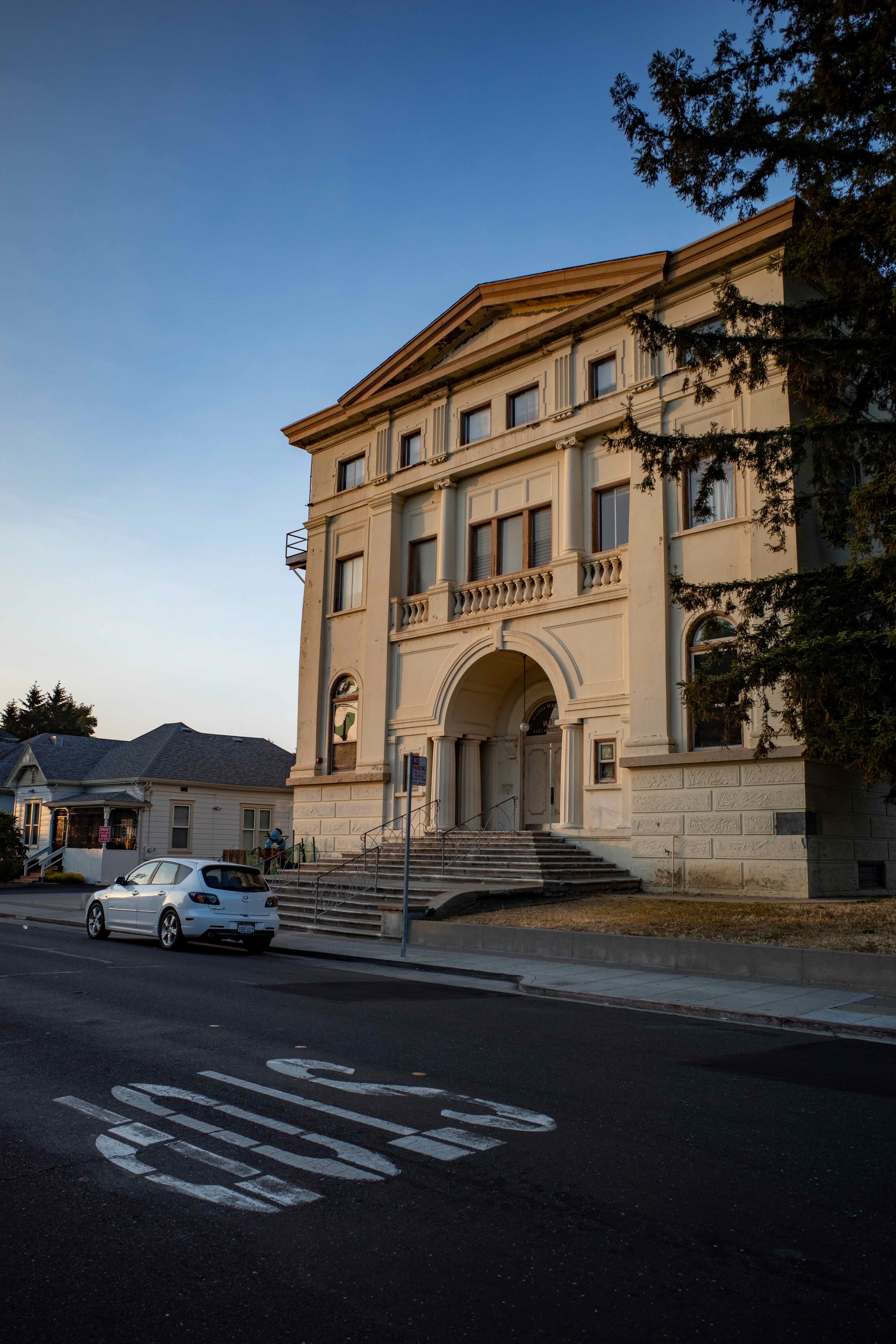 The Masonic temple in San Mateo